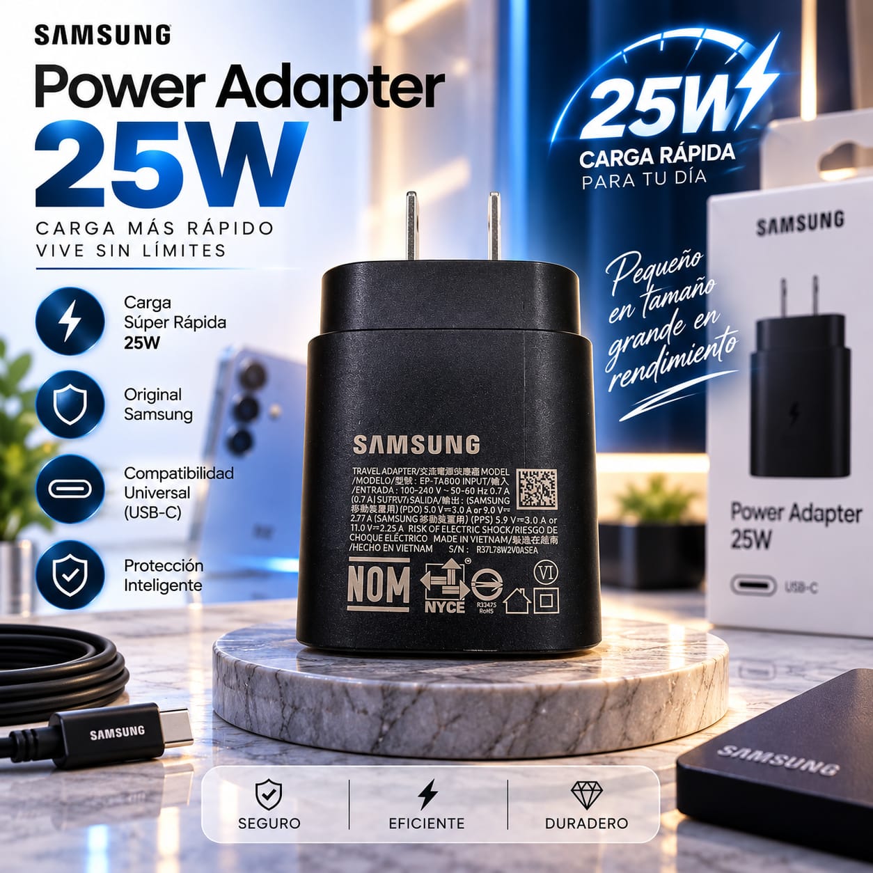 Cubo Samsung Original 25W